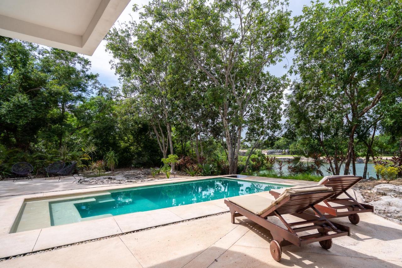 Tulum Country Club Private Villa With Pool 18 People Esterno foto